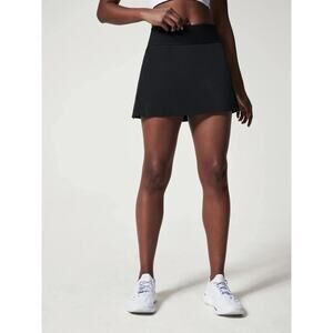 SPANX Get Moving High Waisted Skirt Skort Black Large